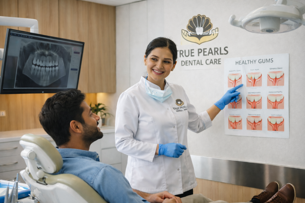 dr kaur discussing with patient